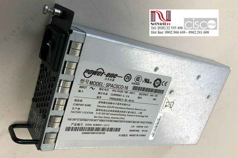 Power Supply Cisco DS-C24-300AC for Cisco MDS 9124 hàng new