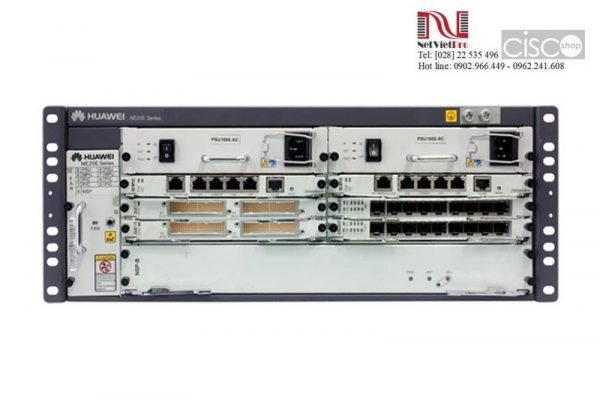 Huawei NE20E-S4 with 2*MPUE, 2*DC Power (CR2M04BASD02)